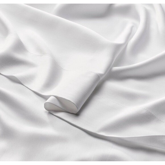 King 400 Thread Count Rayon from Bamboo Sheet Set White - Casaluna - Picture 3 of 6